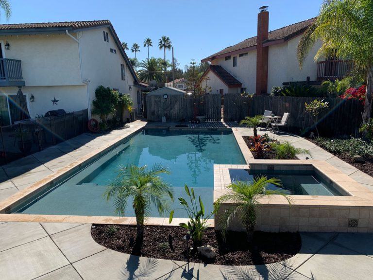 Backyard pool